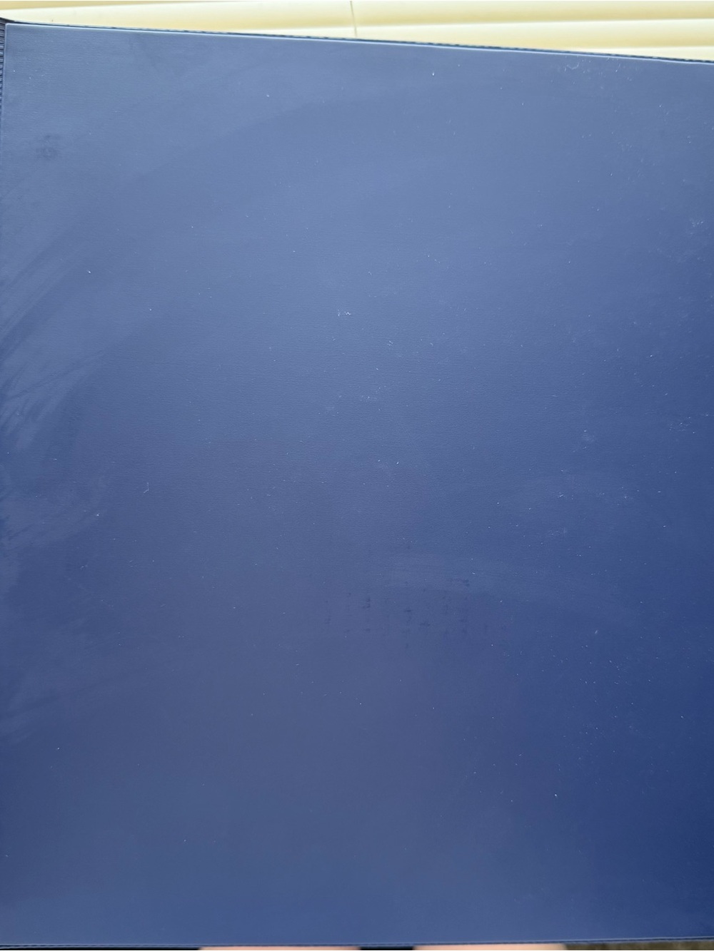 Source Unknown Navy Blue Home Office Binder